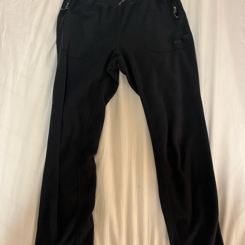 REI Women's Black Fleece Pants